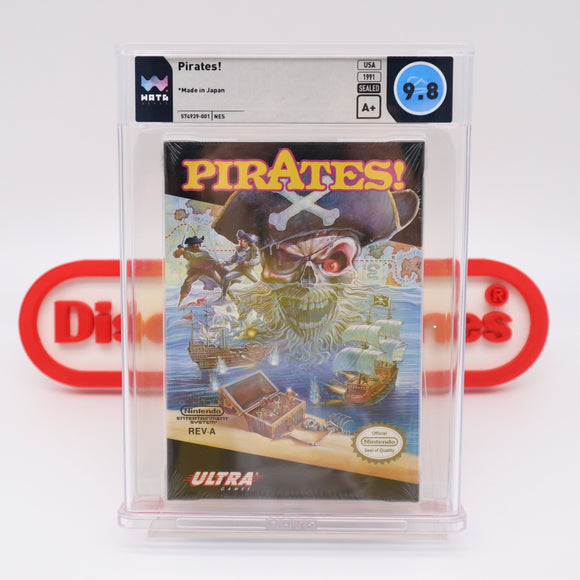 #505 - PIRATES - WATA GRADED 9.8 A+ (NES Nintendo) - THE DISCOUNTGAMES COLLECTION