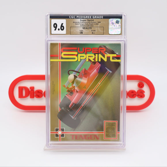 #658 - SUPER SPRINT - CGC GRADED 9.6 A++ (NES Nintendo) - THE DISCOUNTGAMES COLLECTION