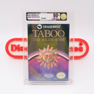 #655 - TABOO: THE SIXTH SENSE - VGA GRADED 90+ MINT UNCIRCULATED (NES Nintendo) - THE DISCOUNTGAMES COLLECTION