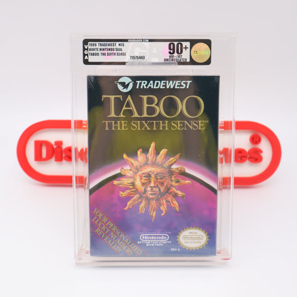 #655 - TABOO: THE SIXTH SENSE - VGA GRADED 90+ MINT UNCIRCULATED (NES Nintendo) - THE DISCOUNTGAMES COLLECTION