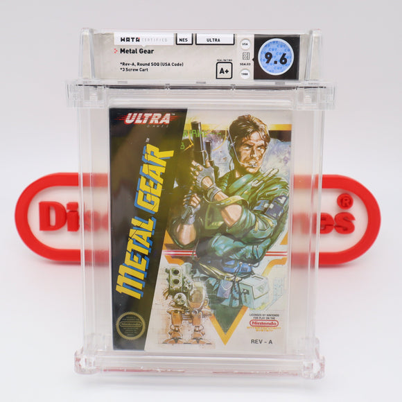 #431 - METAL GEAR - WATA GRADED 9.6 A+ (NES Nintendo) - THE DISCOUNTGAMES COLLECTION