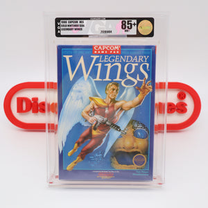 #377 - LEGENDARY WINGS  - VGA GRADED 85+ NM+ (NES Nintendo) - THE DISCOUNTGAMES COLLECTION