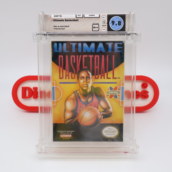 #725 - ULTIMATE BASKETBALL - WATA GRADED 9.8 A++ (NES Nintendo) - THE DISCOUNTGAMES COLLECTION