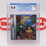 2 IN 1: HOT WHEELS STUNT TRACK CHALLENGE / WORLD RACE - CGC GRADED 9.9 A++! NEW & Factory Sealed! (Game Boy Advance GBA)