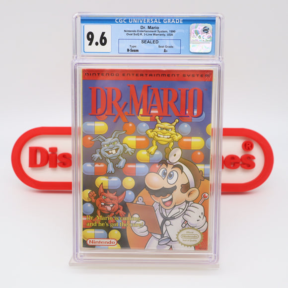 #201 - DR. MARIO - CGC GRADED 9.6 A+ (NES Nintendo) - THE DISCOUNTGAMES COLLECTION