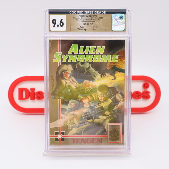 #028 - ALIEN SYNDROME - CGC GRADED 9.6 A++ (NES Nintendo) - THE DISCOUNTGAMES COLLECTION