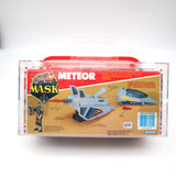 METEOR STUNT JET/FLYING POD - 1987 KENNER MASK / M.A.S.K. VEHICLE - AFA GRADED 75+ Q-EX+/NM!