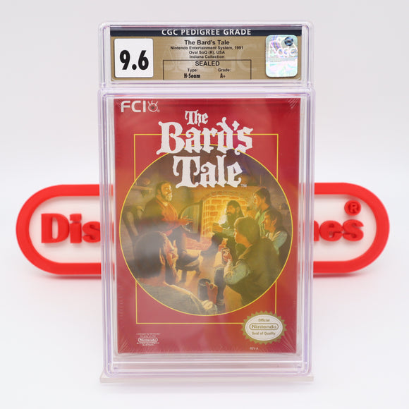 #055 - THE BARD'S TALE - CGC GRADED 9.6 A+ (NES Nintendo) - THE DISCOUNTGAMES COLLECTION