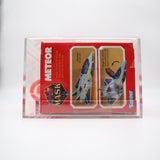 METEOR STUNT JET/FLYING POD - 1987 KENNER MASK / M.A.S.K. VEHICLE - AFA GRADED 75+ Q-EX+/NM!