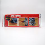 METEOR STUNT JET/FLYING POD - 1987 KENNER MASK / M.A.S.K. VEHICLE - AFA GRADED 75+ Q-EX+/NM!
