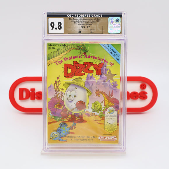 #225 - THE FANTASTIC ADVENTURES OF DIZZY - CGC GRADED 9.8 A++ (NES Nintendo) - THE DISCOUNTGAMES COLLECTION