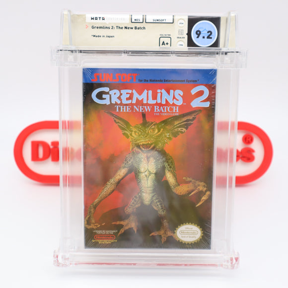 #282 - Gremlins 2: The New Batch - WATA GRADED 9.2 A+ (NES Nintendo) - THE DISCOUNTGAMES COLLECTION