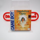 DAEDALION OPUS - NEW & Factory Sealed with Authentic H-Seam! (Game Boy Original)