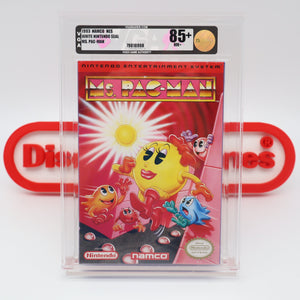 #458 - MS. PAC-MAN (Namco) - VGA GRADED 85+ NM+ (NES Nintendo) - THE DISCOUNTGAMES COLLECTION
