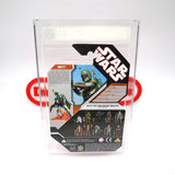 BOBA FETT - 30TH ANNIVERSARY SAGA LEGENDS - AFA GRADED 85 NM+ NEW Authentic & Factory Sealed! (MOC Star Wars Figure)