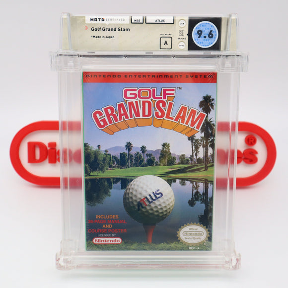 #275 - GOLF GRAND SLAM - WATA GRADED 9.6 A (NES Nintendo) - THE DISCOUNTGAMES COLLECTION