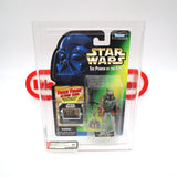 1997 KENNER POTF2 FREEZE FRAME: BOBA FETT (FULL CIRCLE BOTH HANDS VARIANT!) AFA GRADED 85 NM+ NEW Authentic & Factory Sealed! (Star Wars Figure)