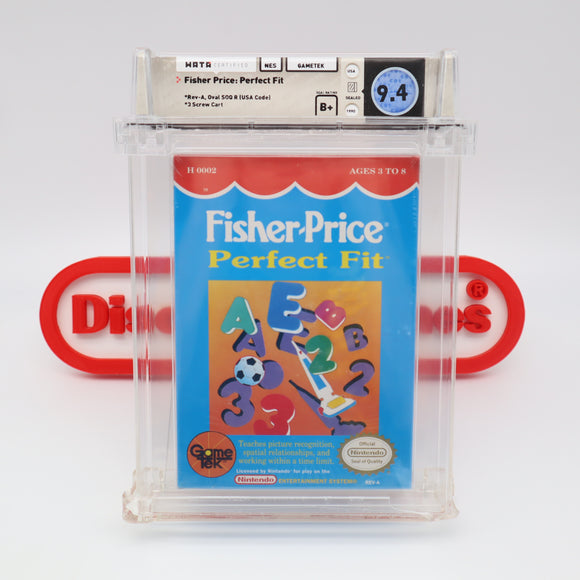 #238 - FISHER-PRICE: PERFECT FIT - WATA GRADED 9.4 B+ (NES Nintendo) - THE DISCOUNTGAMES COLLECTION