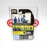 1997 KENNER POTF2 FREEZE FRAME: BOBA FETT (FULL CIRCLE BOTH HANDS VARIANT!) AFA GRADED 85 NM+ NEW Authentic & Factory Sealed! (Star Wars Figure)