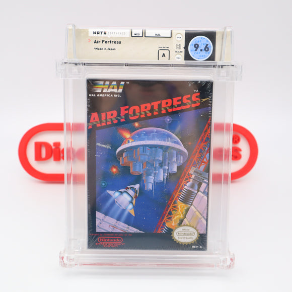 #023 - AIR FORTRESS - WATA GRADED 9.6 A (NES Nintendo) - THE DISCOUNTGAMES COLLECTION