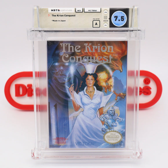 #364 - THE KRION CONQUEST - WATA GRADED 7.5 A (NES Nintendo) - THE DISCOUNTGAMES COLLECTION