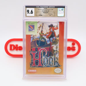 #300 - HOOK (PETER PAN) - CGC GRADED 9.6 A+ (NES Nintendo) - THE DISCOUNTGAMES COLLECTION
