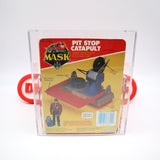 PIT STOP CATAPULT / VENOM FUELING STATION - 1987 KENNER MASK / M.A.S.K. - AFA GRADED 75 EX+/NM! NEW Authentic & Factory Sealed!