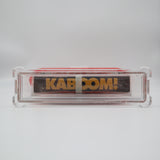 KABOOM! - WATA GRADED 7.5 B+! NEW & Factory Sealed! (Atari 5200)