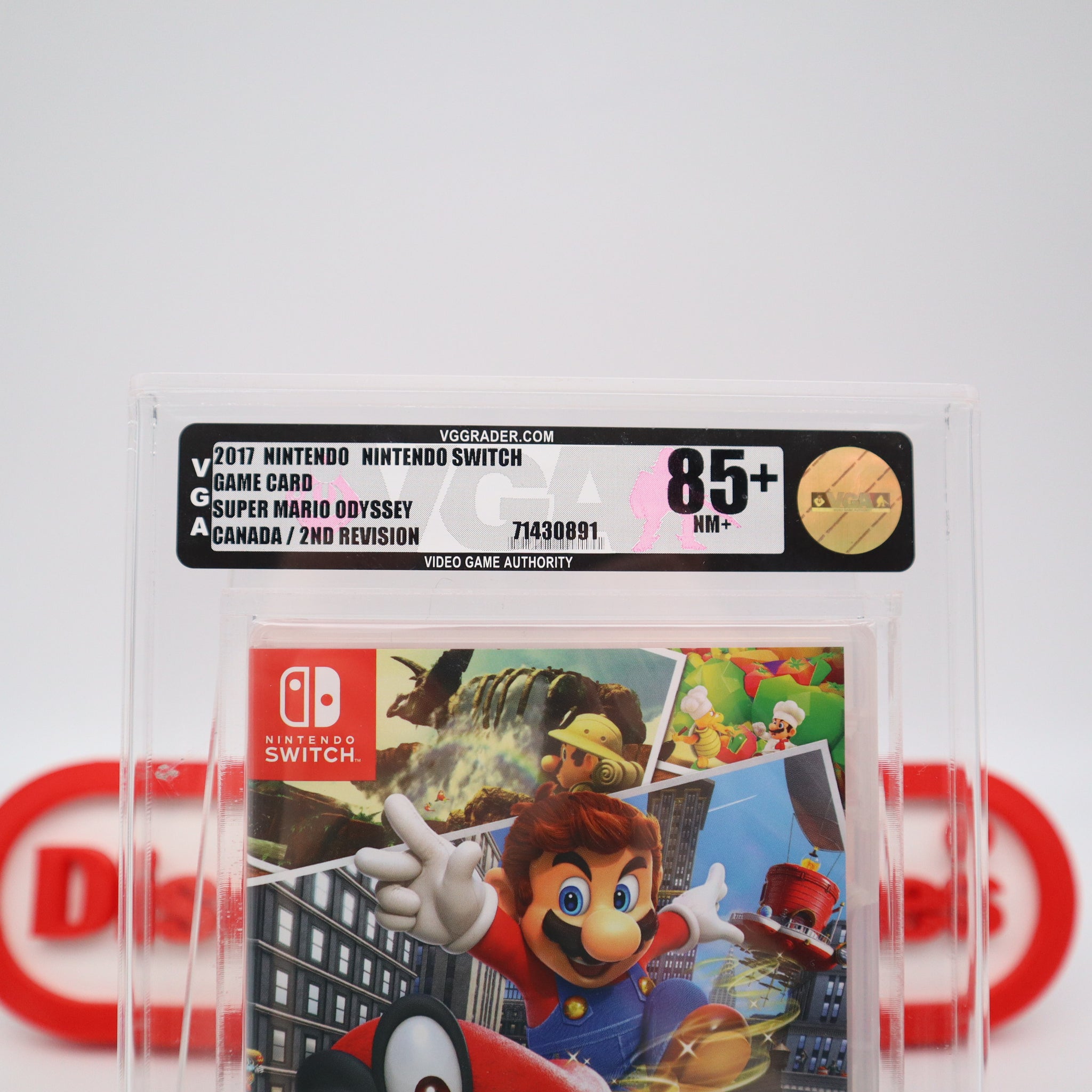 SUPER MARIO ODYSSEY - VGA GRADED 85+ NM+ GOLD! NEW Canada