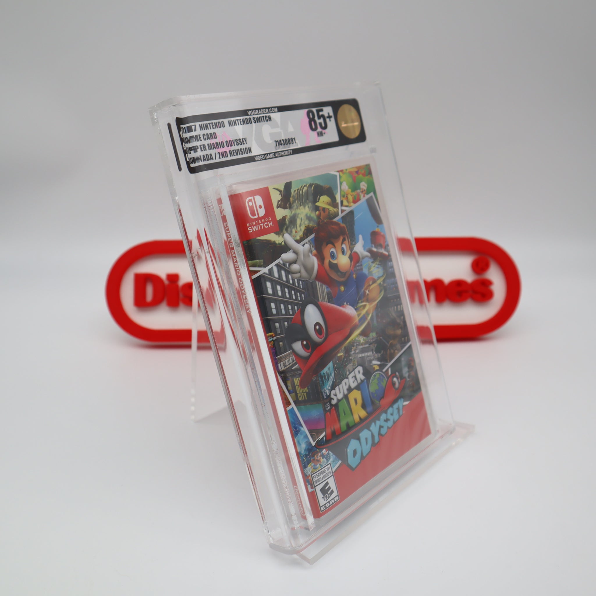 SUPER MARIO ODYSSEY - VGA GRADED 85+ NM+ GOLD! NEW Canada