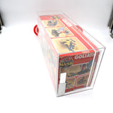 GOLIATH: RACE CAR & TRANSPORT MISSILE LAUNCHER & JET FIGHTER - 1987 KENNER MASK / M.A.S.K. - AFA GRADED 40 G! NEW Authentic & Factory Sealed!