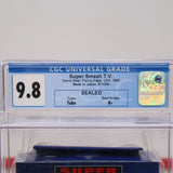 SUPER SMASH T.V. TV - CGC GRADED 9.8 A+! NEW & Factory Sealed! (Sega Game Gear)