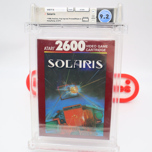 SOLARIS - WATA GRADED 9.2 A++! NEW & Factory Sealed! (Atari 2600)