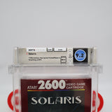 SOLARIS - WATA GRADED 9.2 A++! NEW & Factory Sealed! (Atari 2600)