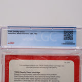 TRON: DEADLY DISCS - CGC GRADED 9.6 A++! NEW & Factory Sealed! (Intellivision)