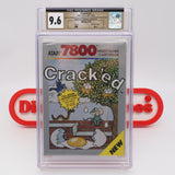 CRACK'ED / CRACKED - CGC PEDIGREE GRADED 9.6 A++! NEW & Factory Sealed! (Atari 7800)