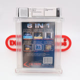 #005 - 6 IN 1 (CALTRON) - WATA GRADED 9.2 A+ (NES Nintendo) - THE DISCOUNTGAMES COLLECTION