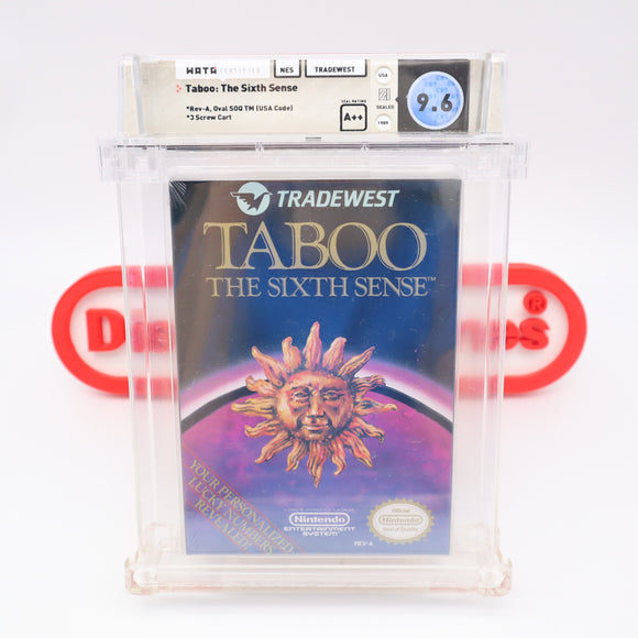 #665b - TABOO: THE SIXTH SENSE - WATA GRADED 9.6 A++ (NES Nintendo) - THE DISCOUNTGAMES COLLECTION