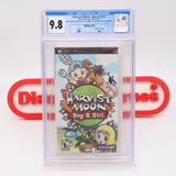 HARVEST MOON: BOY & GIRL - CGC GRADED 9.8 A++! NEW & Factory Sealed! (PSP PlayStation Portable)