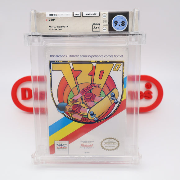 #007 - 720° - WATA GRADED 9.8 A++ (NES Nintendo) - THE DISCOUNTGAMES COLLECTION