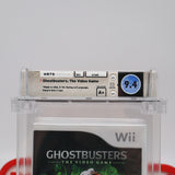 GHOSTBUSTERS: THE VIDEO GAME - WATA GRADED 9.4 A+! NEW & Factory Sealed! (Nintendo Wii)