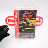 RACE DRIVIN' / DRIVING - NEW & Factory Sealed with Authentic V-Overlap Seal! (Sega Genesis)