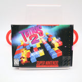 TETRIS 2 II - NEW & Factory Sealed with Authentic V-Seam! (SNES Super Nintendo)