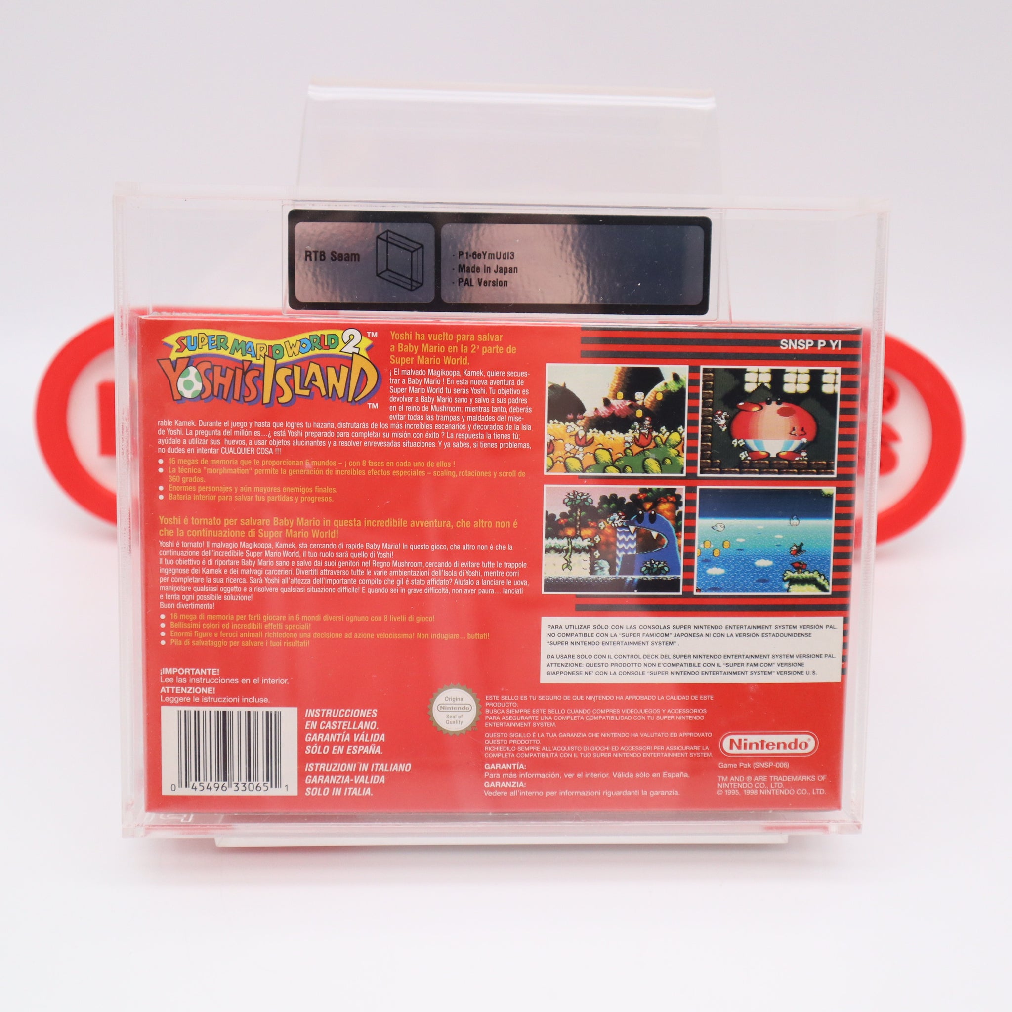 Jeu NES Mario & Yoshi – Version PAL Italie – Bon état, Boîte Et Notice Incluses (occasion Testée)