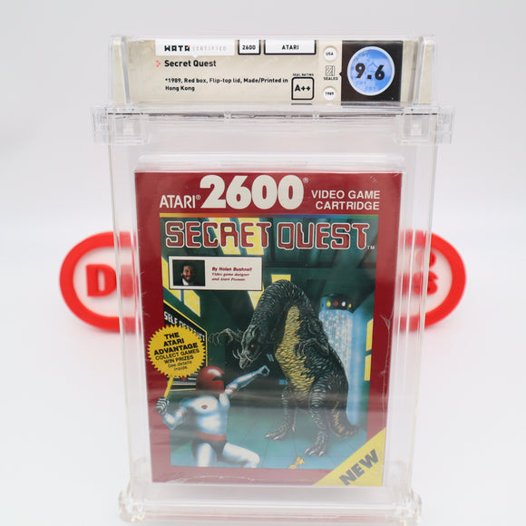SECRET QUEST - WATA GRADED 9.6 A++! NEW & Factory Sealed! (Atari 2600)