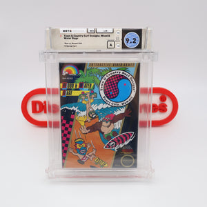 T&C TOWN & COUNTRY SURF DESIGNS: WOOD & WATER RAGE - WATA GRADED 9.2 A! NEW & Factory Sealed with Authentic H-Seam! (NES Nintendo)