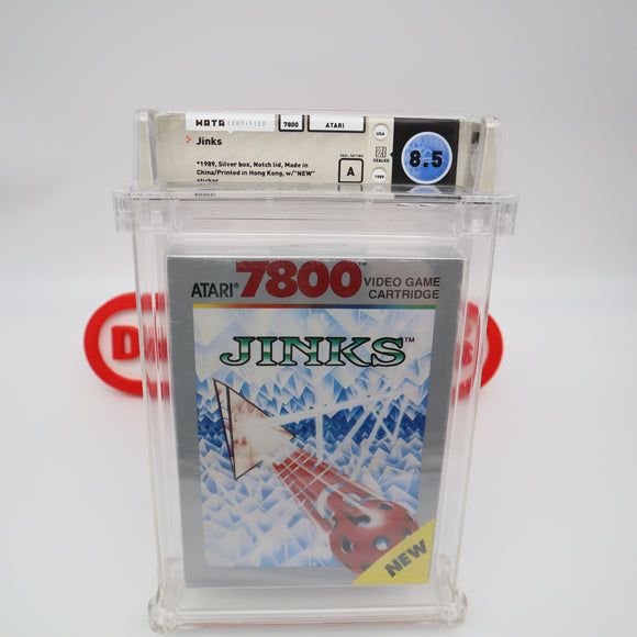 JINKS - WATA GRADED 8.5 A! NEW & Factory Sealed! (Atari 7800)