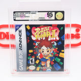 SUPER PUZZLE FIGHTER II 2 - VGA GRADED 95 MINT GOLD! NEW & Factory Sealed with Authentic H-Seam! (GBA Game Boy Advance)
