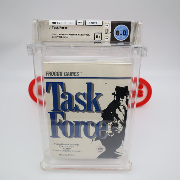 TASK FORCE - WATA GRADED 8.0 B+! NEW & Factory Sealed! (Atari 2600)