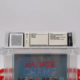 KARATE CHAMP - ROUND SOQ! WATA GRADED 6.0 B+! NEW & Factory Sealed with Authentic H-Seam! (NES Nintendo)